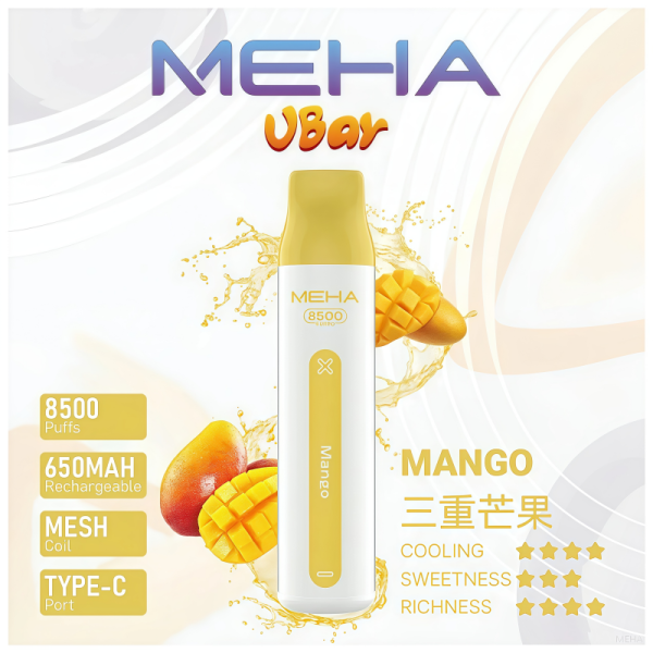 meha vbar 8500口一次性電子煙 霧森坊
