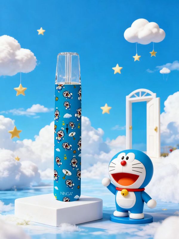 Ninga 一代卡通菸桿主機 叮噹貓（淺藍） 600x800