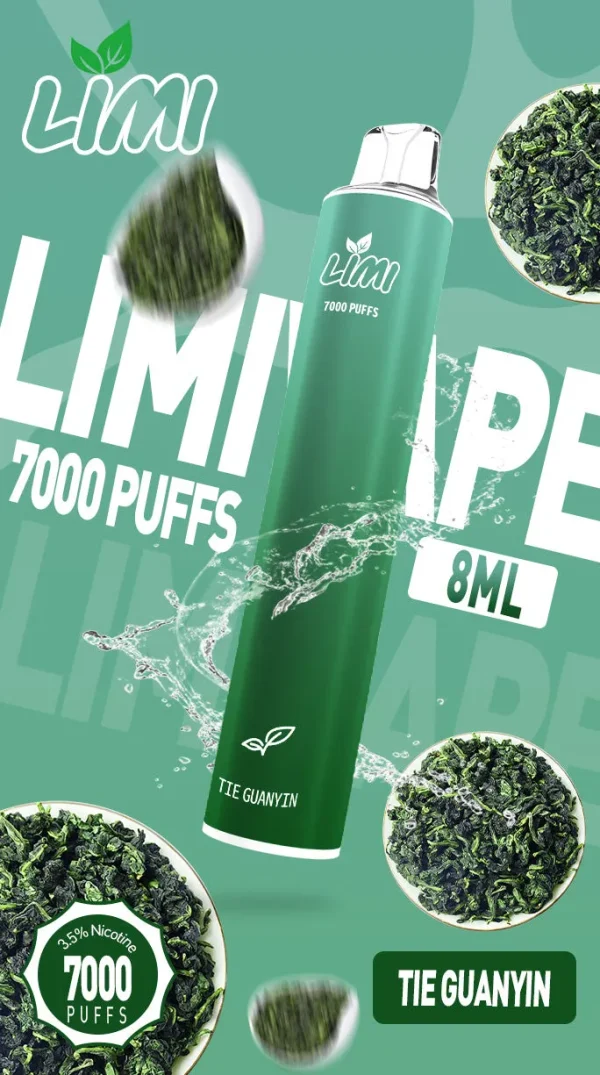 霧森坊 LIMI 7000 PUFFS 一次性拋棄式 鐵觀音 600x1075