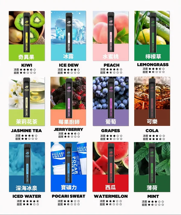 salt shaq 鯊克 7000口拋棄式電子煙 霧森坊