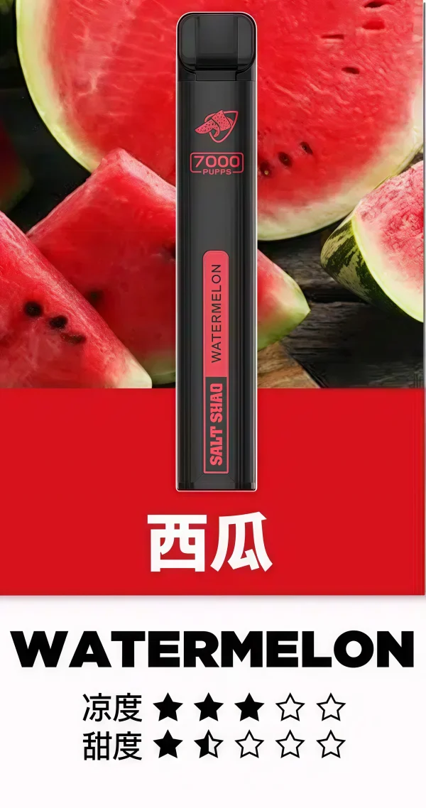 salt shaq 鯊克 7000口拋棄式電子煙 霧森坊