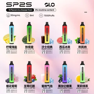 SP2S 7000口拋棄式電子煙 買5贈1 - 霧森坊