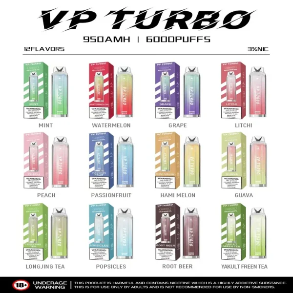 vp turbo 6000口 發光拋棄式電子煙 霧森坊 vp turbo 6000口 發光拋棄式電子煙 霧森坊